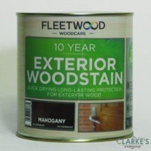 Picture of Fleetwood 10 Year Exterior Woodstain Mahogany 2.5 Litre